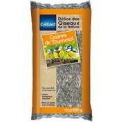 Sementes de Girassol para Pssaros - 0,5 kg